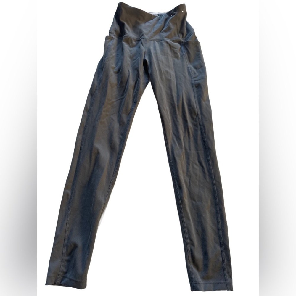 FLX Gray Stash Pocket Leggings XS